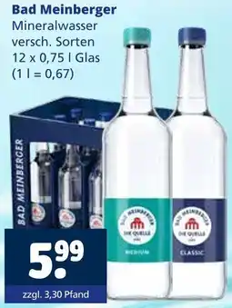Getränkewelt Bad Meinberger Mineralwasser Angebot