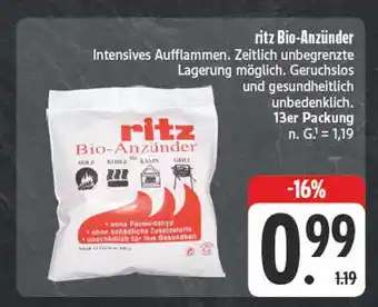 Edeka Ritz bio-anzünder Angebot