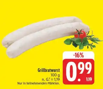 Edeka Grillbratwurst Angebot