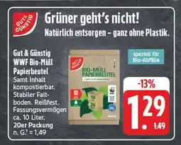 Edeka Gut & günstig wwf bio-müll papierbeutel Angebot