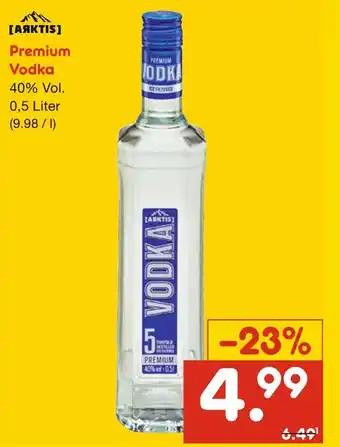 Netto Marken-Discount Arktis premium vodka Angebot