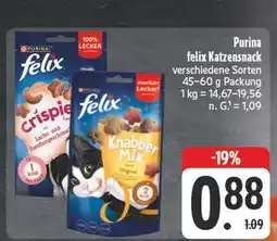 Edeka Purina felix katzensnack Angebot
