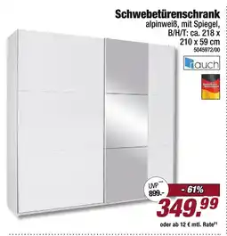 Poco Rauch schwebetürenschrank Angebot