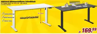 Poco Elektrisch höhenverstellbarer schreibtisch Angebot