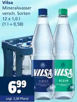 Getränkewelt Vilsa Mineralwasser Angebot