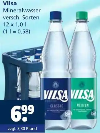 Getränkewelt Vilsa Mineralwasser Angebot