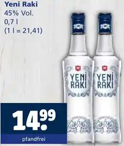 Getränkewelt Yeni Raki Angebot