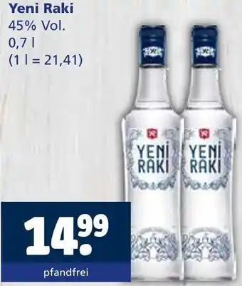 Getränkewelt Yeni Raki Angebot