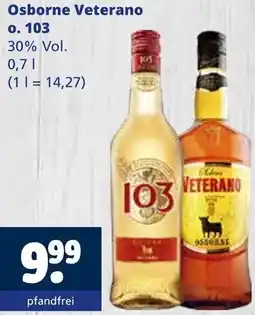 Getränkewelt Osborne Veterano o. 103 Angebot