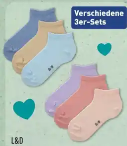 Aldi Nord Lily & Dan Kinder Socken 3er-Sets Angebot