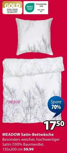 Jysk MEADOW Satin-Bettwäsche Angebot