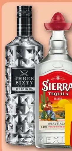 REWE Three Sixty Vodka Original Angebot