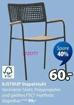 Jysk AJSTRUP Stapelstuhl Angebot