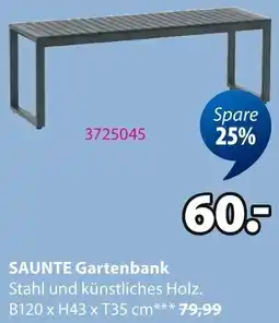 Jysk SAUNTE Gartenbank Angebot