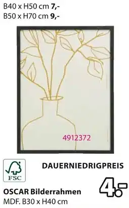 Jysk OSCAR Bilderrahmen Angebot
