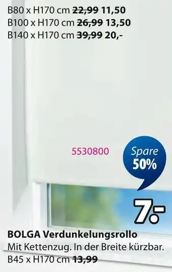 Jysk BOLGA Verdunkelungsrollo Angebot