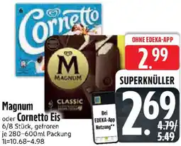 Edeka Magnum oder Cornetto Eis Angebot