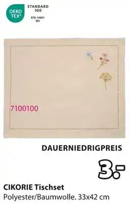 Jysk CIKORIE Tischset Angebot