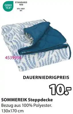 Jysk SOMMEREIK Steppdecke Angebot