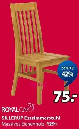 Jysk ROYAL OAK SILLERUP Esszimmerstuhl Angebot