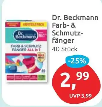 Budni Dr. Beckmann FARB & SCHMUTZ FANGER Angebot