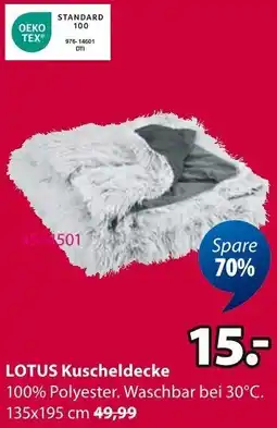Jysk LOTUS Kuscheldecke Angebot