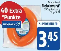 Edeka Donauland Fleischwurst Angebot