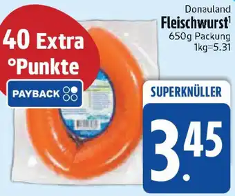 Edeka Donauland Fleischwurst Angebot