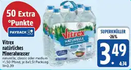 Edeka Vitrex natürliches Mineralwasser Angebot