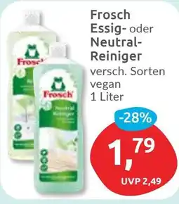 Budni Frosch Essig- oder Neutral- Reiniger Angebot