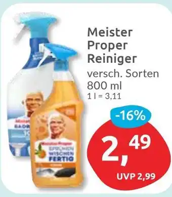 Budni Meister Proper Reiniger Angebot