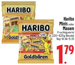 Edeka Haribo Minis oder Maoam Fruchtgummi Angebot