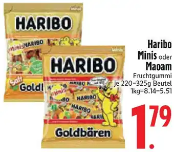Edeka Haribo Minis oder Maoam Fruchtgummi Angebot