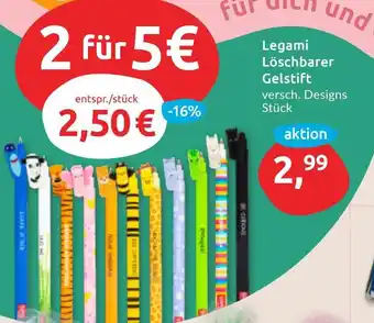 Budni Legami Löschbarer Gelstift Angebot