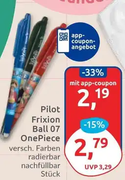 Budni Pilot Frixion Ball 07 OnePiece Angebot