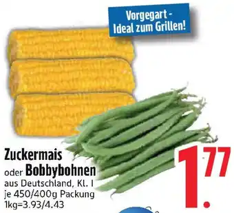 Edeka Zuckermais oder Bobbybohnen Angebot