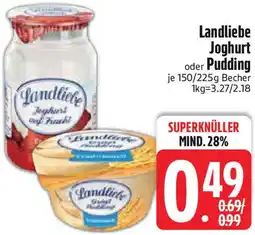 Edeka Landliebe Joghurt oder Pudding Angebot