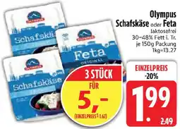 Edeka Olympus Schafskäse oder Feta Angebot