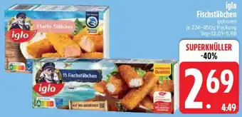 Edeka iglo Fischstäbchen Angebot