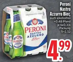 Edeka Peroni Nastro Azzurro Bier Angebot