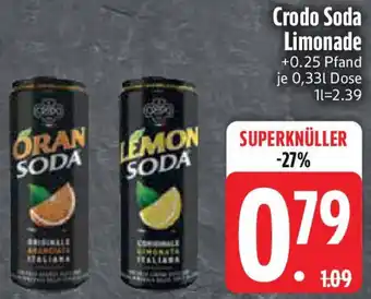 Edeka Crodo Soda Limonade Angebot
