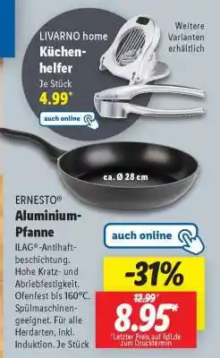 Lidl ERNESTO Aluminium-Pfanne Angebot
