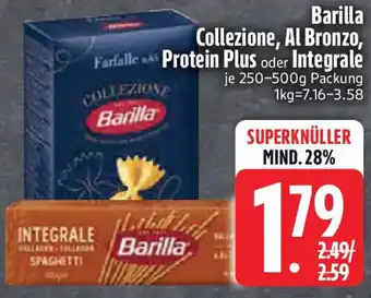 Edeka Barilla Collezione, Al Bronzo, Protein Plus oder Integrale Angebot