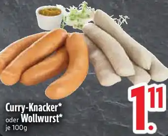 Edeka Curry-Knacker oder Wollwurst Angebot