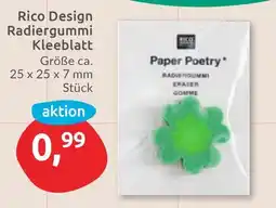 Budni Rico Design Radiergummi Kleeblatt Angebot