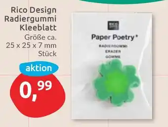 Budni Rico Design Radiergummi Kleeblatt Angebot