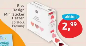 Budni Rico Design Mini Sticker Herzen Angebot