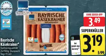 Edeka Edeka Heimatliebe Bayrische Käsekrainer Angebot