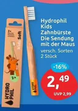 Budni Hydrophil Kids Zahnbürste Die Sendung mit der Maus Angebot