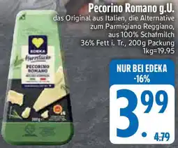 Edeka EDEKA Herzstücke Pecorino Romano g.U. Angebot